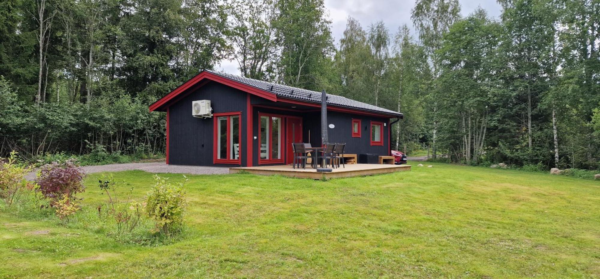 Nygard Cabins - Brandnew, Fully Equipped Home In Nature ซุนเน ภายนอก รูปภาพ